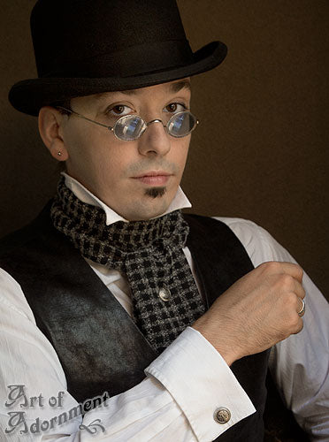 Patina Steampunk Military Crest Tie Tack Pin