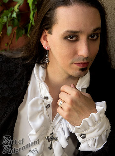 Argenta Gothic Skull & Crossbones Cufflinks