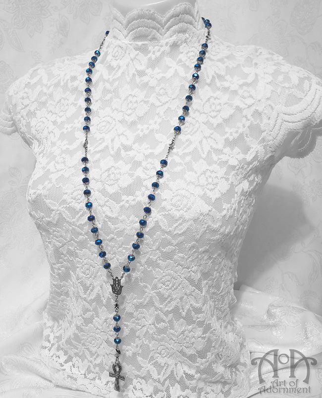 Mystic Moon Celestial Crystal Necklace & Earrings Set