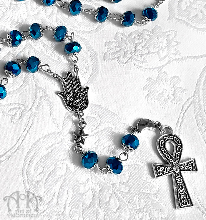 Mystic Moon Celestial Crystal Necklace & Earrings Set